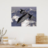 Lockheed Sr-71 Blackbird Poster (Küche)