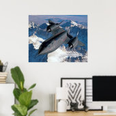 Lockheed SR-71 Blackbird Poster (Heimbüro)