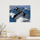 Lockheed SR-71 Blackbird Poster (Küche)