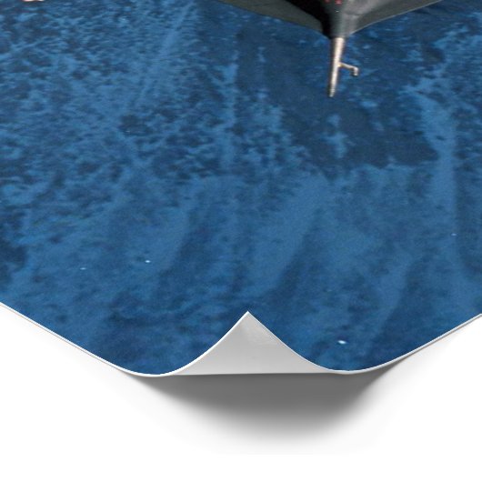 Lockheed SR-71 Blackbird Poster (Ecke)