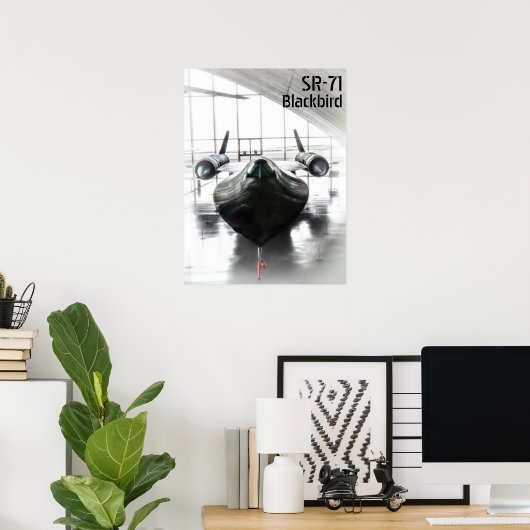 Lockheed SR-71 Blackbird Poster (Heimbüro)