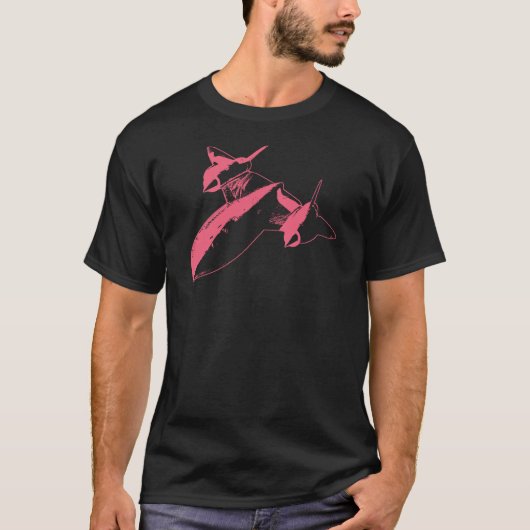 Lockheed SR-71 T - Shirt für Männer mit Rückendruc (Vorderseite)
