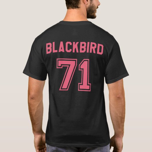 Lockheed SR-71 T - Shirt für Männer mit Rückendruc (Rückseite)