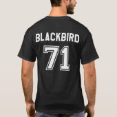 Lockheed SR-71 T - Shirt für Männer mit Rückendruc (Rückseite)