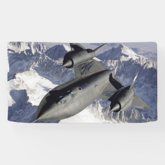 Lockheed SR-71B Blackbird Banner (Horizontal)