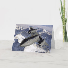 Lockheed SR-71B Blackbird Dankeskarte