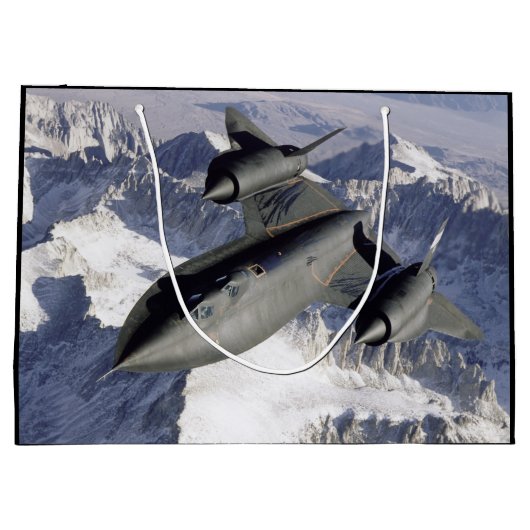 Lockheed SR-71B Blackbird Große Geschenktüte (Rückseite)