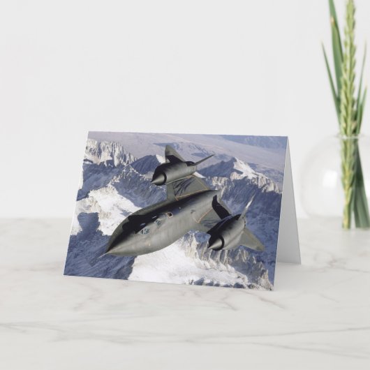 Lockheed SR-71B Blackbird Grußkarte Karte (Vorderseite)
