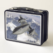 Lockheed SR-71B Blackbird Metall Brotdose (Rückseite)