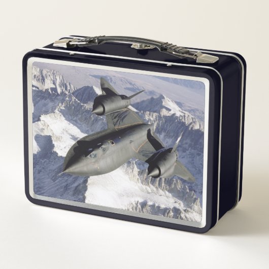 Lockheed SR-71B Blackbird Metall Brotdose (Rückseite)