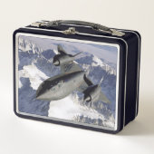 Lockheed SR-71B Blackbird Metall Brotdose (Vorderseite)