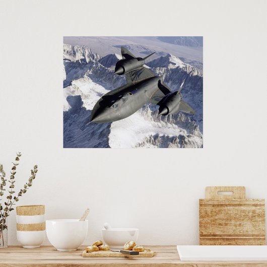 Lockheed SR-71B Blackbird Poster (Küche)