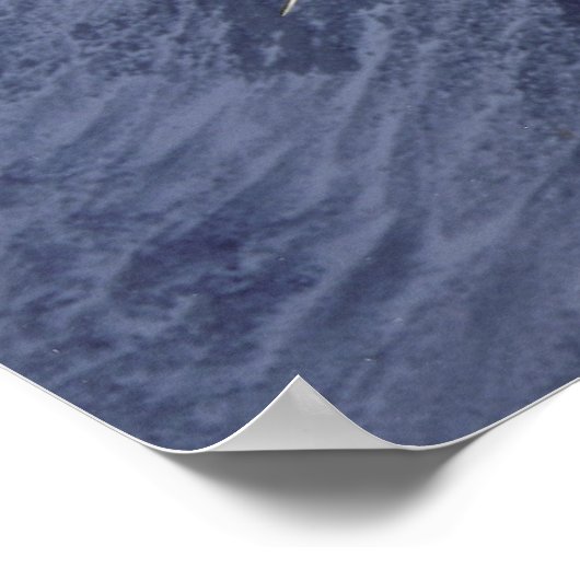 Lockheed SR-71B Blackbird Poster (Ecke)