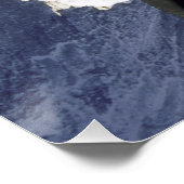 Lockheed SR-71B Blackbird Poster (Ecke)