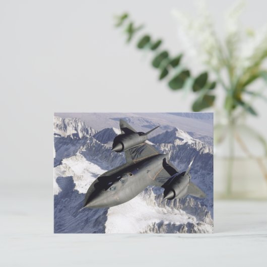 Lockheed SR-71B Blackbird Postkarte (Stehend Vorderseite)