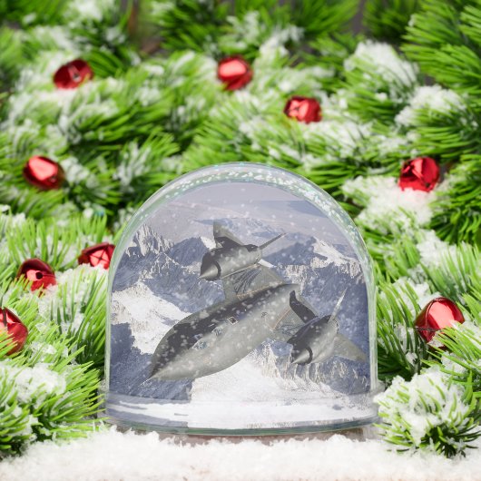 Lockheed SR-71B Blackbird Schneekugeln (Weihnachten)