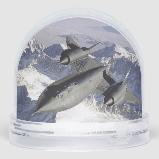 Lockheed SR-71B Blackbird Schneekugeln (Rückseite)