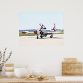 Lockheed T-33 Shooting Star bei Shaw AFB. Poster (Küche)