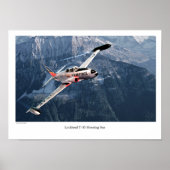 Lockheed T-33 Shooting Star Poster (Vorne)