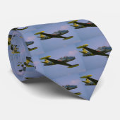 Lockheed T-33 Silverstar im Flug bei Duxford, Krawatte (Gerollt)