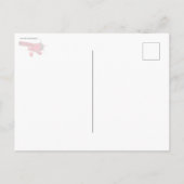 Lockheed Vega 5B, Amelia Earhart Postkarte (Rückseite)