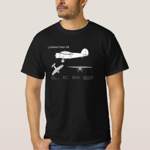 Lockheed Vega 5B - Flugzeugpläne ABD T-Shirt