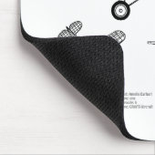 Lockheed Vega 5B - Flugzeugpläne BD Mousepad (Ecke)