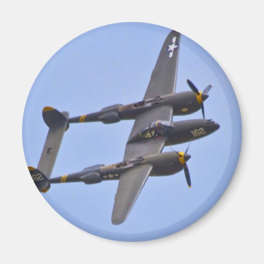 Lockhhe P-38J Blitze Magnet (Vorne)