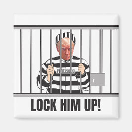 LockHimUp Square Magnet