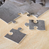 Lockige Birkenrinde Baum Rustikal Puzzle (Seite)
