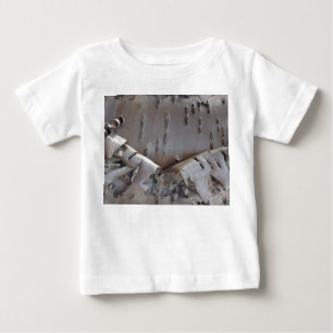 Lockige Birkenrinde Rustikal Baby T-shirt