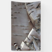 Lockige Birkenrinde Rustikal Banner (Vertikal)