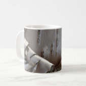 Lockige Birkenrinde Rustikal Kaffeetasse (Vorderseite Links)