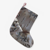 Lockige Birkenrinde Rustikal Kleiner Weihnachtsstrumpf (Vorderansicht (hängend))