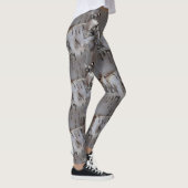 Lockige Birkenrinde Rustikal Leggings (Rechts)