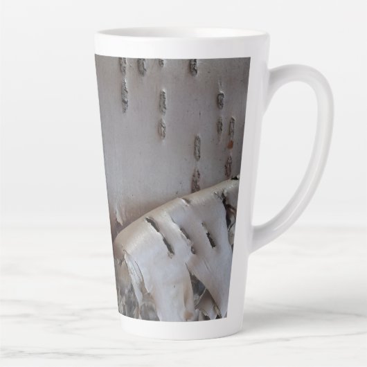 Lockige Birkenrinde Rustikal Milchtasse (Rechts)