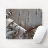 Lockige Birkenrinde Rustikal Mousepad (Mit Mouse)