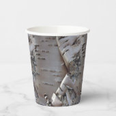 Lockige Birkenrinden-Rustikale Papier-Tasse Pappbecher (Links)