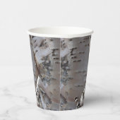 Lockige Birkenrinden-Rustikale Papier-Tasse Pappbecher (Rechts)