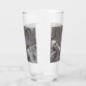 Lockige Birkenrindenbaum Rustikal Glas (Links)