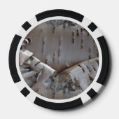 Lockige Birkenrindenbaum-Rustikalität Pokerchips (Rückseite)
