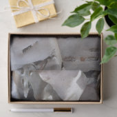 Lockige Birkenrindenbaum-Rustikalität Seidenpapier (Geschenk)