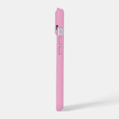 LOCKIGE FRAU iPhone 15 HÜLLE (Linke Seite)