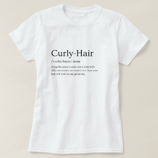 Lockige Haare Definition Haartypen Grafik T-Shirt
