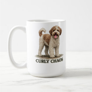Lockiger Chaos Lagotto Romagnolo Kaffeetasse