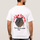 LOCKJAW-PLATTENEN-T-SHIRT T-Shirt (Rückseite)