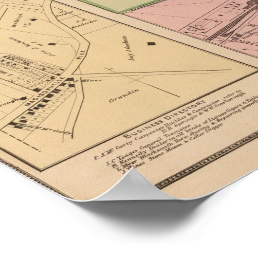 Lockland, Reading, Ohio Poster (Ecke)