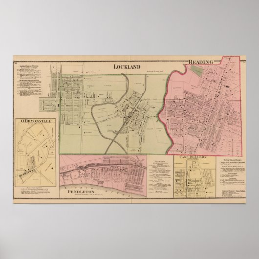 Lockland, Reading, Ohio Poster (Vorne)