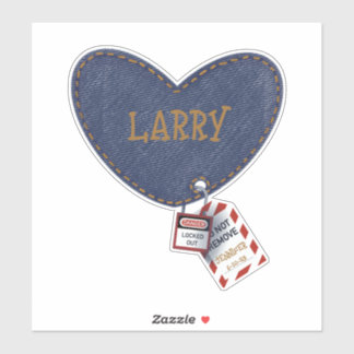 Lockout Tagout Liebe Herz für Elektriker Aufkleber