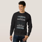 Lockschmiedeverriegelung Autotüre Sweatshirt (Vorne ganz)